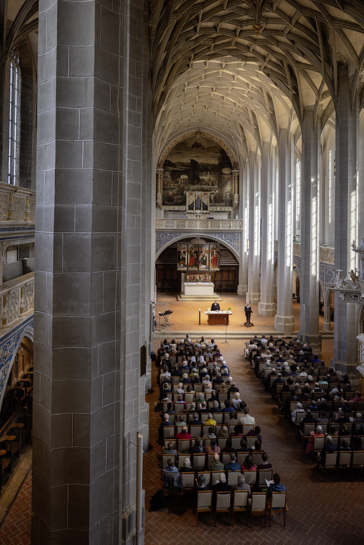 Amtseinführung der Superintendentin des Halle-Saalkreis, Dr. Ute Niethammer in der Marktkirche Halle a.d.Saale; fotografiert von Vincent Mosch