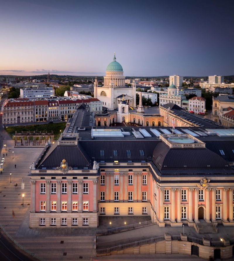 Potsdam Parliament and Alter Markt, photograph by Vincent Mosch